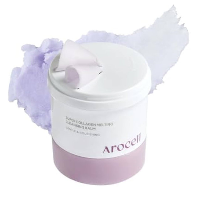 Бальзам для глубокой очистки с коллагеном и пептидами AROCELL Super Collagen Melting Cleansing Balm 100 г - изображение 3