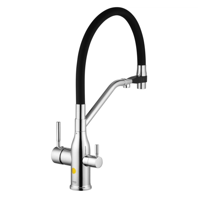 Смеситель для кухни Kroner KRP Kuche C03816BLK (CV035576) - зображення 3