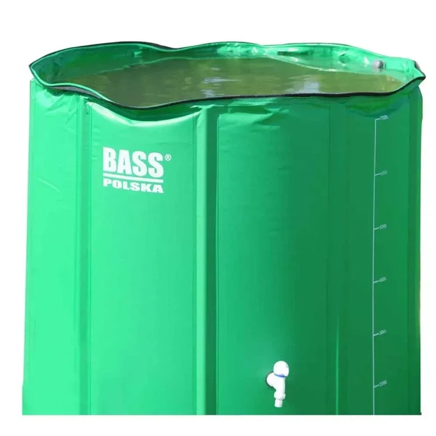 Бочка для воды дождевой 750 л Bass Polska BH 7999 зеленый - Фото 3 Бочка для воды дождевой 750 л Bass Polska BH 7999 зеленый - изображение 3