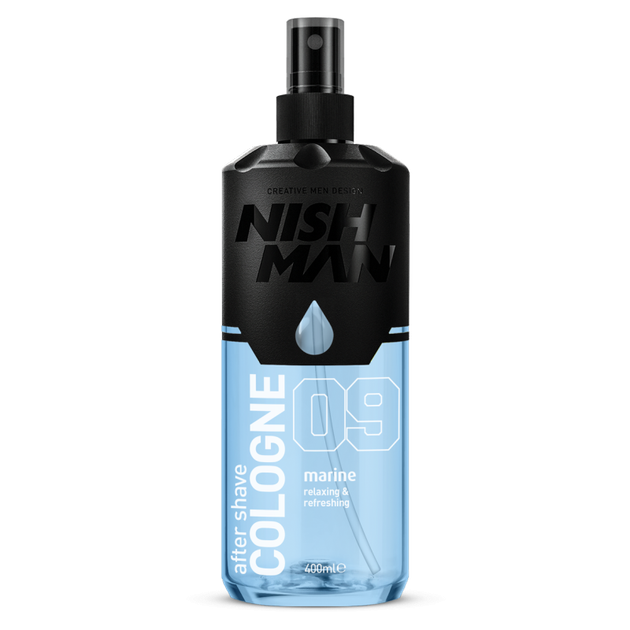 Одеколон после бритья Nishman Marine Cologne No.9 400 мл - Фото 1 Одеколон после бритья Nishman Marine Cologne No.9 400 мл - изображение 1