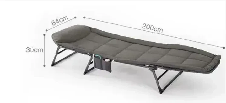 Раскладная туристическая кровать с регулировкой спинки Bass Polska BH 31005 200х64х30 см - изображение 4