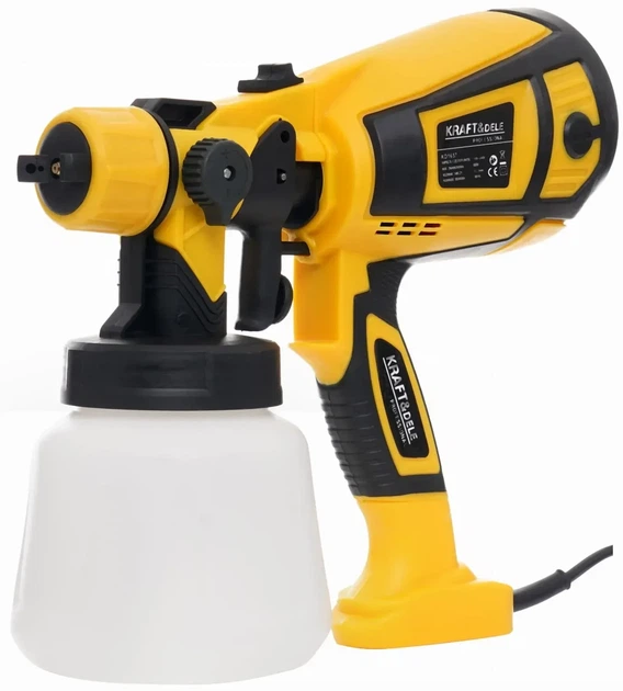 Електричний фарбопульт 800 мл для фарби та лаку Kraft&Dele KD1657 650 Вт - Фото 1 Електричний фарбопульт 800 мл для фарби та лаку Kraft&Dele KD1657 650 Вт - зображення 1