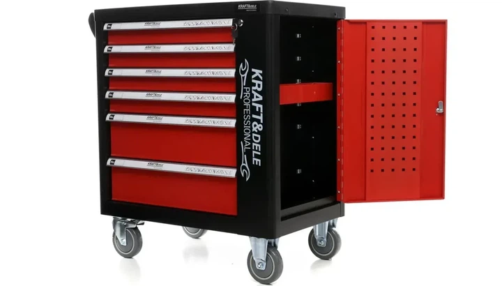 Тележка с инструментами 263 шт Kraft&Dele KD362 85х47х97 см - изображение 2