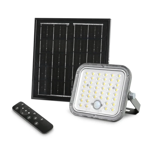 Прожектор LED, Videx, Grey, 16 Вт, 1400 Лм, сонячна панель, датчик руху (VL-FSO4-205-S) - зображення 7
