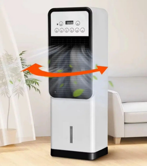 Мобільний кондиціонер Domotec 3500 Вт 2в1 з дистанційним керуванням білий - Фото 1 Мобільний кондиціонер Domotec 3500 Вт 2в1 з дистанційним керуванням білий - зображення 1