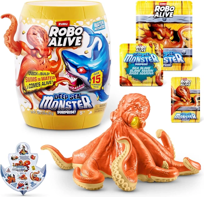 Figurka Zuru Robo Alive Deep Sea Monster Surprise 71155 (4894680044012) - obraz 2