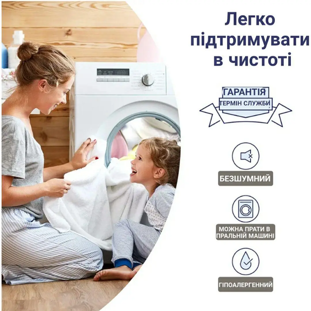 Непромокаемый наматрасник 160 х 200 x 30 см для двухспальной кровати, с тканевым бортом аква-стоп - Фото 6 Непромокаемый наматрасник 160 х 200 x 30 см для двухспальной кровати, с тканевым бортом аква-стоп - изображение 6