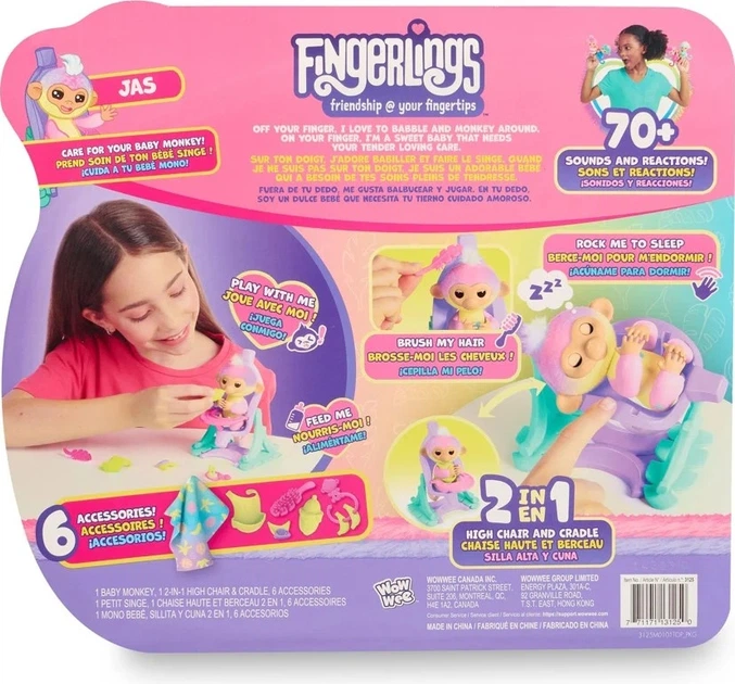 Інтерактивна іграшка Fingerlings 2.0 Deluxe Playset-Posie Jas 3125 (771171131250) - зображення 5