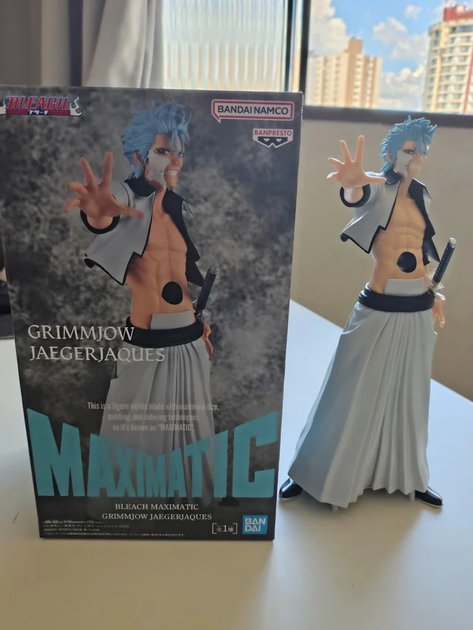 Аниме фигурка BANPRESTO Гриммджо Яггерджакас Grimmjow Jaegerjaques Блич Bleach Maximatic 25 см - Фото 7 Аниме фигурка BANPRESTO Гриммджо Яггерджакас Grimmjow Jaegerjaques Блич Bleach Maximatic 25 см - изображение 7