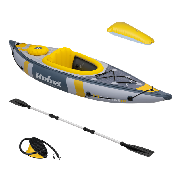 Надувний каяк REBEL RBA-4515 ACTIVE 282x90x43, комплект - изображение 2