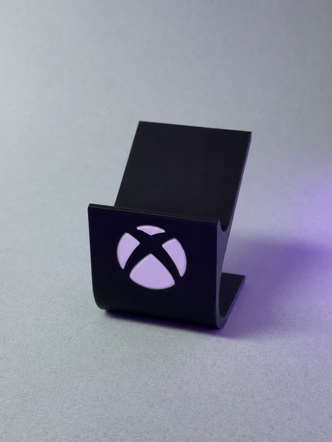 Подставка для геймпада Microsoft Xbox с логотипом - стильный держатель для контроллера 3D-печать чорний - Фото 1 Подставка для геймпада Microsoft Xbox с логотипом - стильный держатель для контроллера 3D-печать чорний - изображение 1