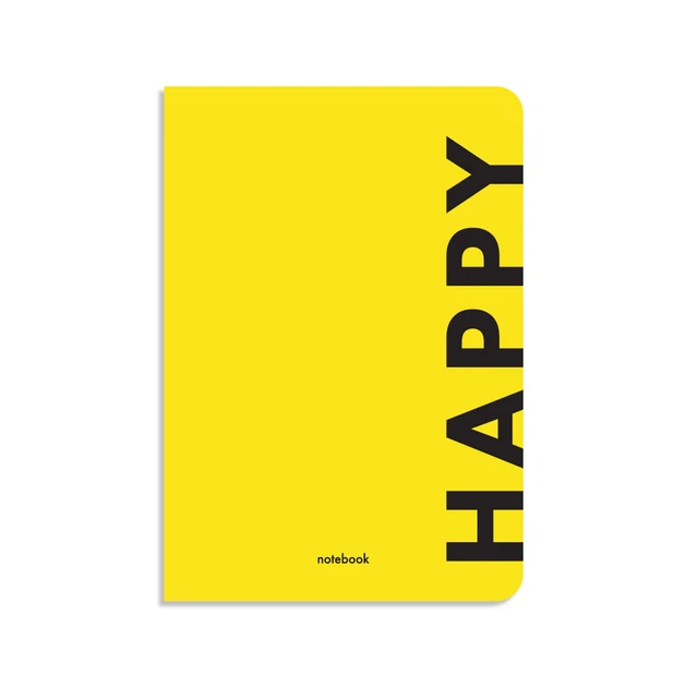 Блокнот ORNER Happy А5 144 аркуші у клітинку Жовтий - Фото 8 Блокнот ORNER Happy А5 144 аркуші у клітинку Жовтий - зображення 8