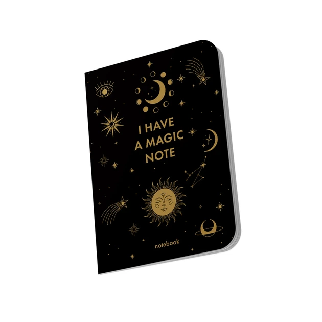 Блокнот ORNER "I HAVE A MAGIC NOTE" А5 144 аркуші у клітинку Чорний - Фото 15 Блокнот ORNER "I HAVE A MAGIC NOTE" А5 144 аркуші у клітинку Чорний - зображення 15
