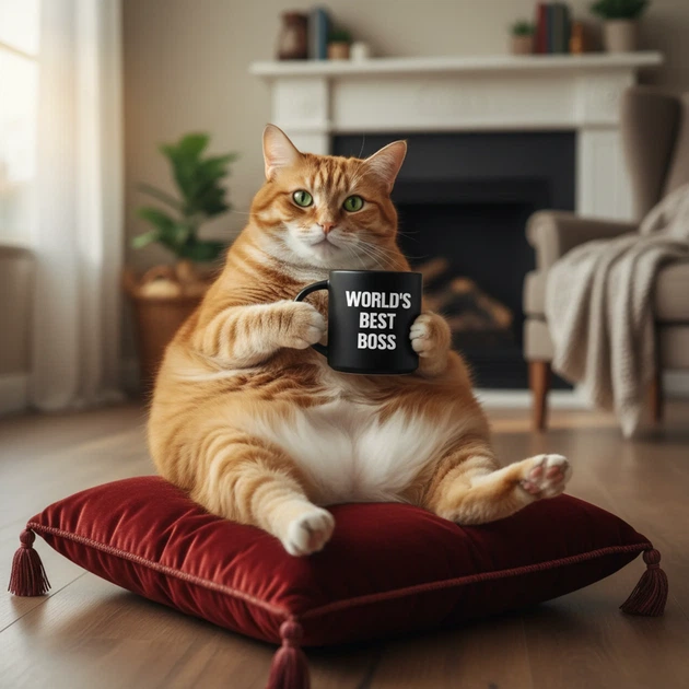 Чашка «World's best BOSS» черная - Фото 9 Чашка «World's best BOSS» черная - изображение 9