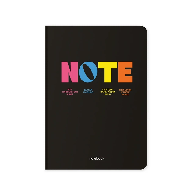 Блокнот у клітинку «NOTE» чорний - Фото 9 Блокнот у клітинку «NOTE» чорний - зображення 9