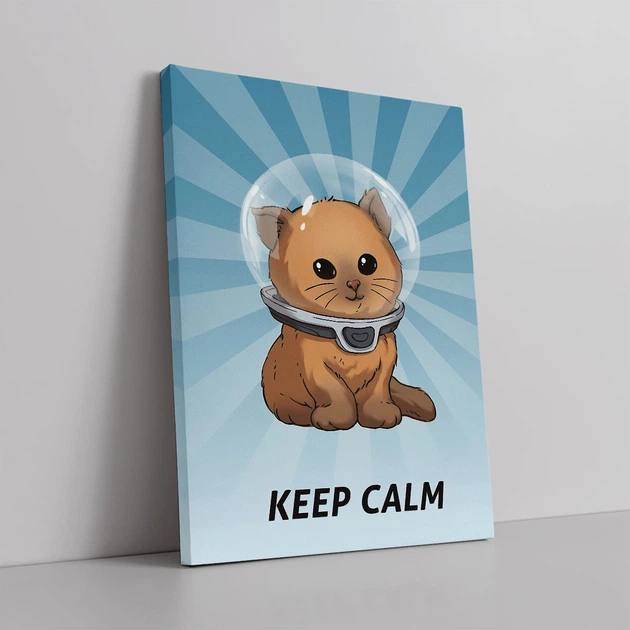 Інтер'єрна картина Субнатіка, Subnautica, KEEP CALM, декор кімнати геймера, 42×30 см (id3049) - зображення 2