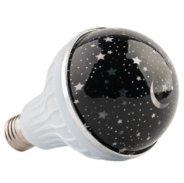Лампа проектор звёздного неба в патрон Master Bulb601-HX 6Вт, ночник, 3 цвета свечения, 220В - изображение 3