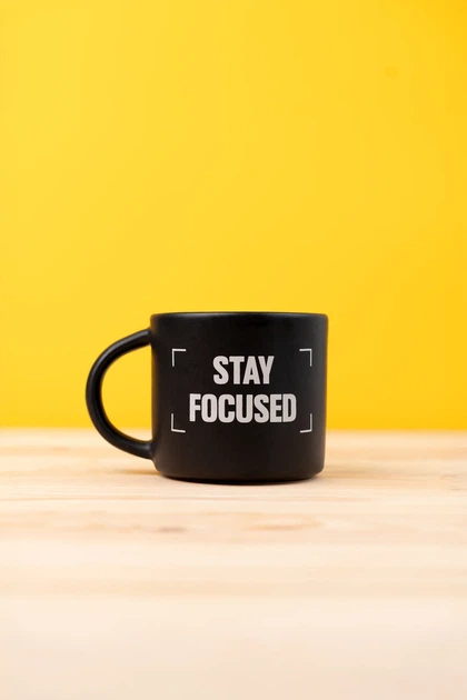 Чашка «Stay focused» черная - изображение 12
