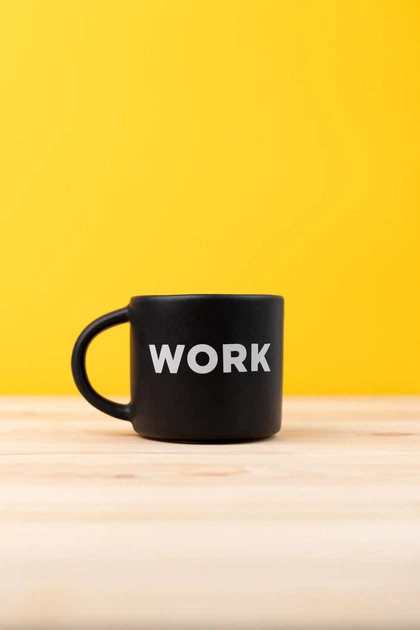 Чашка «Work» черная - изображение 12