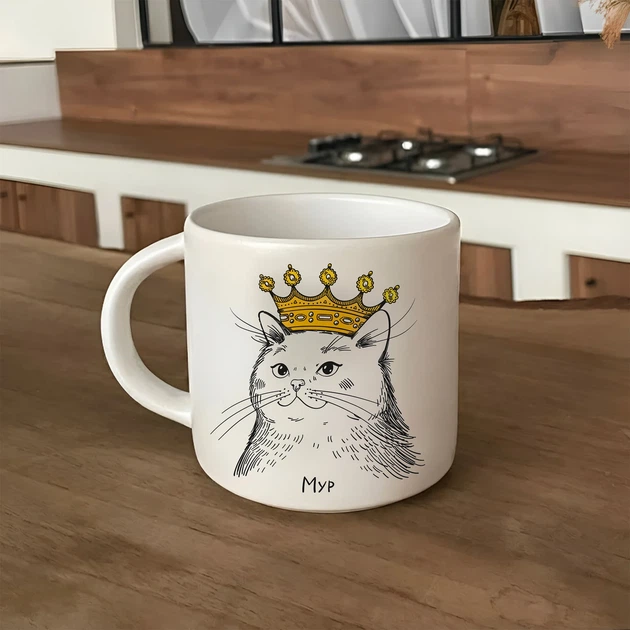 Чашка «Кошечка в короне» - Фото 15 Чашка «Кошечка в короне» - изображение 15
