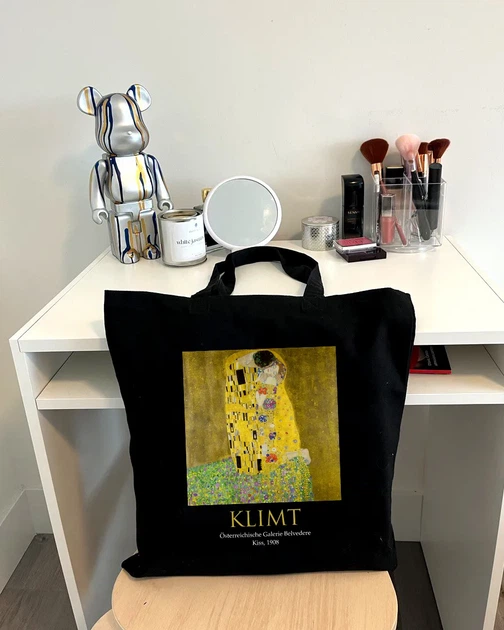 Екошопер Bookopt KLIMT - Поцілунок. Чорний (ВК4064) - изображение 5