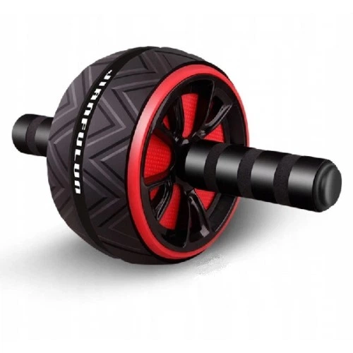 Колесо для пресса JIANFULUN Red-Black / ролик для пресса нескользящие ручки высокая стабильность - изображение 4