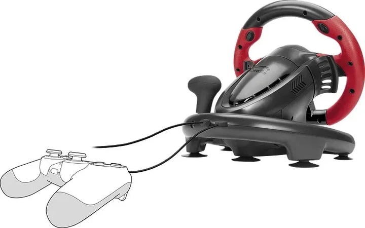 Кермо SpeedLink Trailblazer Racing Wheel for PS4/Xbox One/PS3/PC (SL-450500-BK) Black UA - зображення 4
