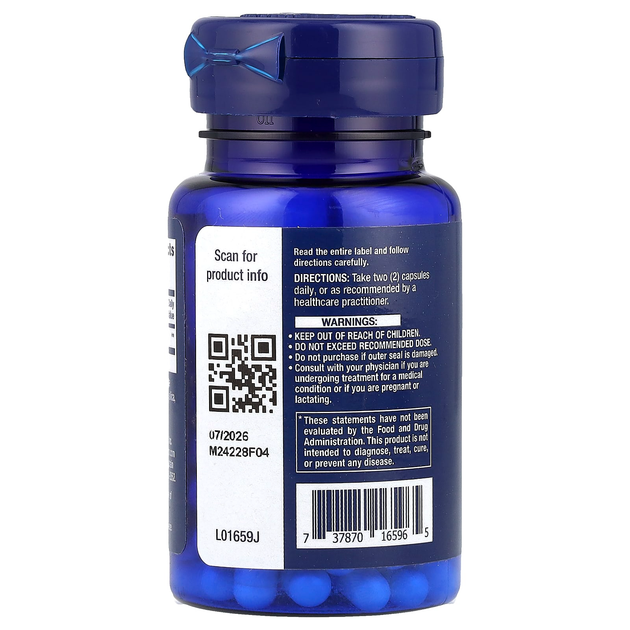 Цитиколин (ЦДФ-холин) Life Extension "Citicoline CDP-Choline Caps" витамин В4, 250 мг (60 капсул) - изображение 3