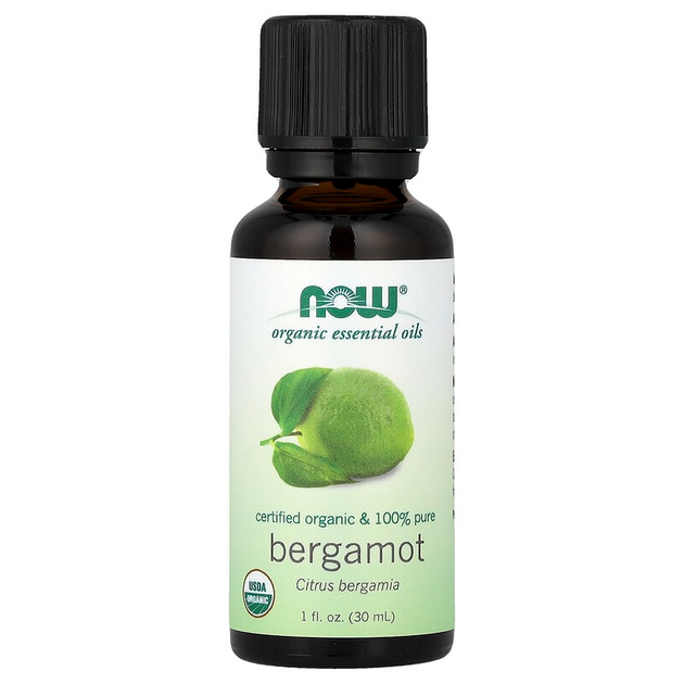 Органическое эфирное масло бергамота NOW Foods Organic Essential Oils "Bergamot" (30 мл) - Фото 1 Органическое эфирное масло бергамота NOW Foods Organic Essential Oils "Bergamot" (30 мл) - изображение 1