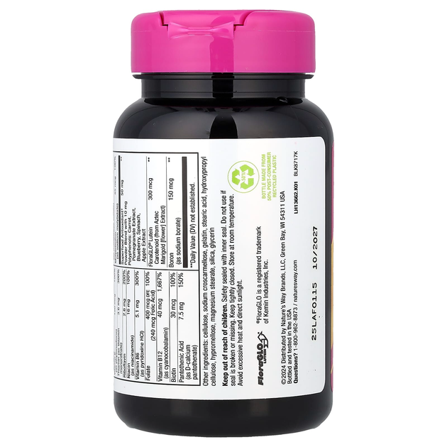 Поливитамины для женщин старше 50 лет Nature's Way, Alive! "Women's 50+ Complete Multivitamin" женский комплекс мультивитаминов и минералов с суперфудами и антиоксидантами (50 таблеток) - изображение 5