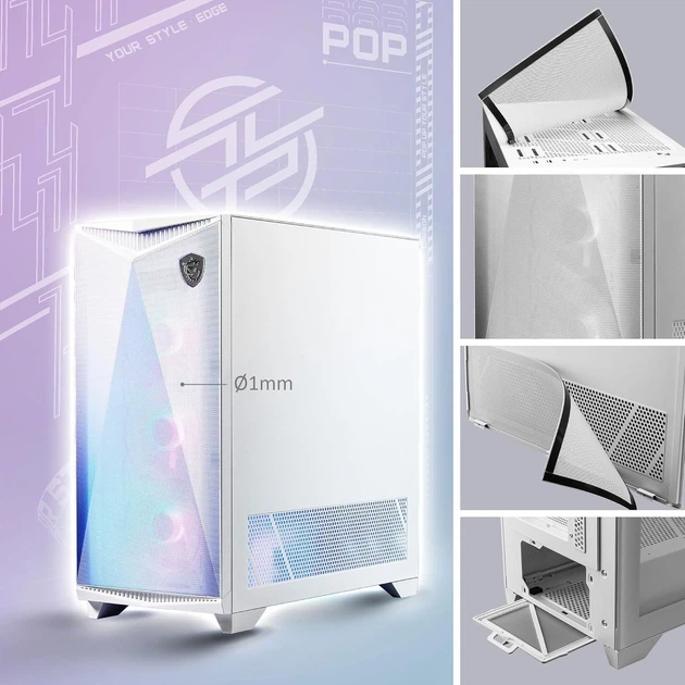Корпус MSI MPG Gungnir 300R Airflow White [146640] - изображение 18