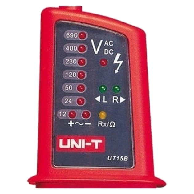 Тестер напруги UNI-T UT15В багатофункціональний - Фото 2 Тестер напруги UNI-T UT15В багатофункціональний - зображення 2