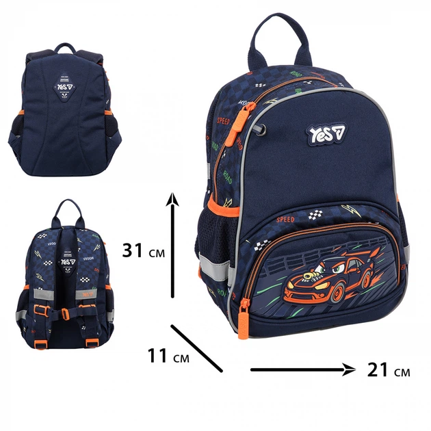 Рюкзак дитячий Yes K-34XS Drift 550449 - изображение 3