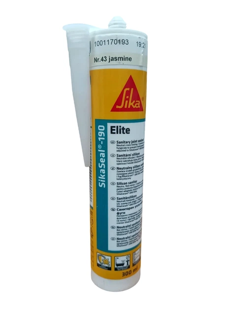 Герметик силіконовий Sika санітарний жасмін 43, 300мл (SikaSeal-190-JA) - зображення 2