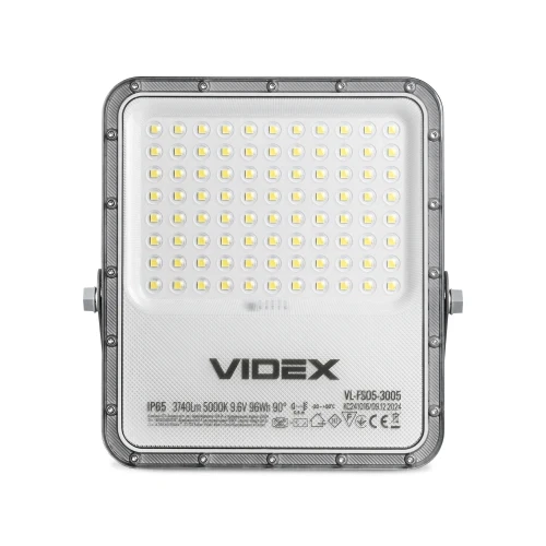 Прожектор LED, Videx, Grey, 96 Вт, 3740 Лм, сонячна панель (VL-FSO5-3005) - зображення 5
