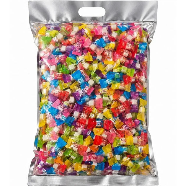 Конфеты без сахара морская соль 1кг. Sea salt candy, мелкие фруктовые - изображение 2