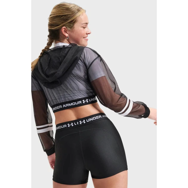 Худі жіноче Under Armour HeatGear Mesh FZ 6012295-008 l, чорний - Фото 2 Худі жіноче Under Armour HeatGear Mesh FZ 6012295-008 l, чорний - зображення 2