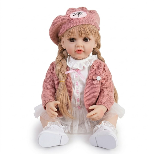 Реалістична Кукла Реборн 55 см повністю силіконова Doll Reborn Baby Born К0100307 - Фото 1 Реалістична Кукла Реборн 55 см повністю силіконова Doll Reborn Baby Born К0100307 - зображення 1