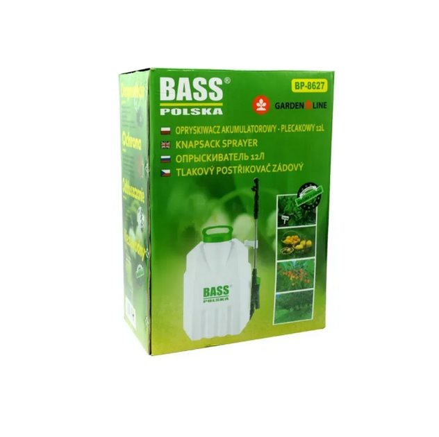 Аккумуляторный опрыскиватель Bass Polska 8627 ранцевый 12 л бак - изображение 4