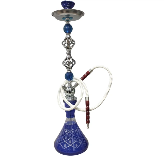 Кальян Hookah Asel D63 Blue высотой 73 см на 1 персону - изображение 2