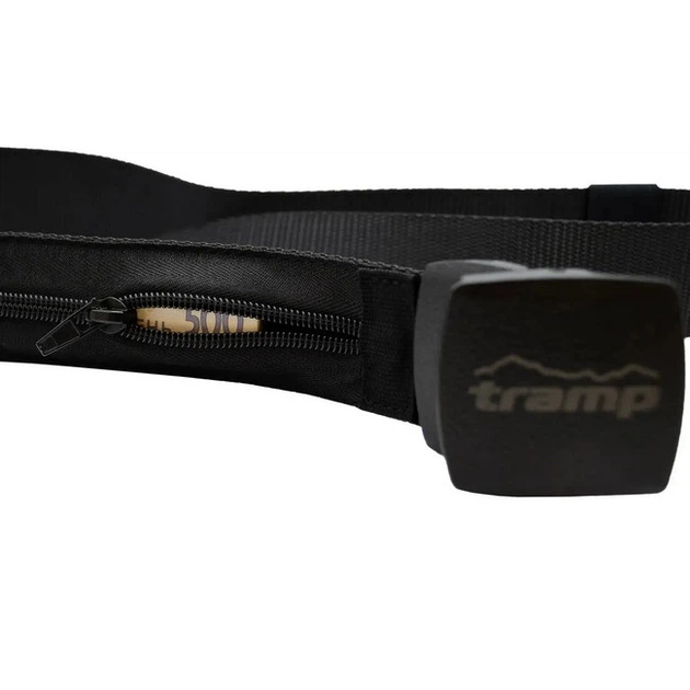 Чоловічий ремінь Tramp Money Belt Black (UTRGB-008-black) (SHiz14630) - Фото 3 Чоловічий ремінь Tramp Money Belt Black (UTRGB-008-black) (SHiz14630) - зображення 3