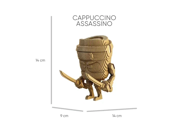Картонний 3D пазл Ballerina Cappuccina and friends, Cartonic, 301 ел. - зображення 6
