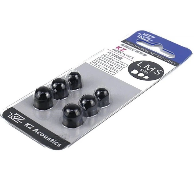 Амбушюры KZ Audio Eartips Memory foam (3 pairs) - Фото 3 Амбушюры KZ Audio Eartips Memory foam (3 pairs) - изображение 3