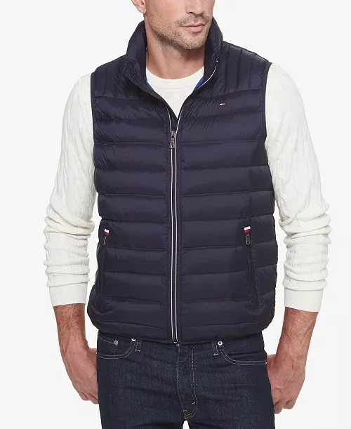 Мужской жилет Tommy Hilfiger Нейлон Luxury Quilt Old Money Premium Look XXL темно-синий - Фото 1 Мужской жилет Tommy Hilfiger Нейлон Luxury Quilt Old Money Premium Look XXL темно-синий - изображение 1