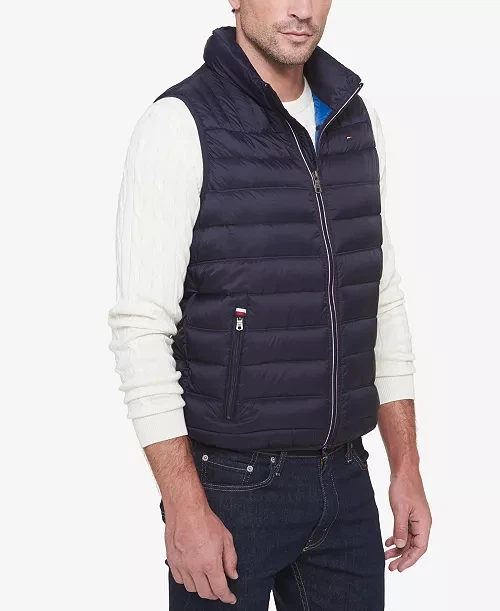 Мужской жилет Tommy Hilfiger Нейлон Luxury Quilt Old Money Premium Look XXL темно-синий - Фото 2 Мужской жилет Tommy Hilfiger Нейлон Luxury Quilt Old Money Premium Look XXL темно-синий - изображение 2