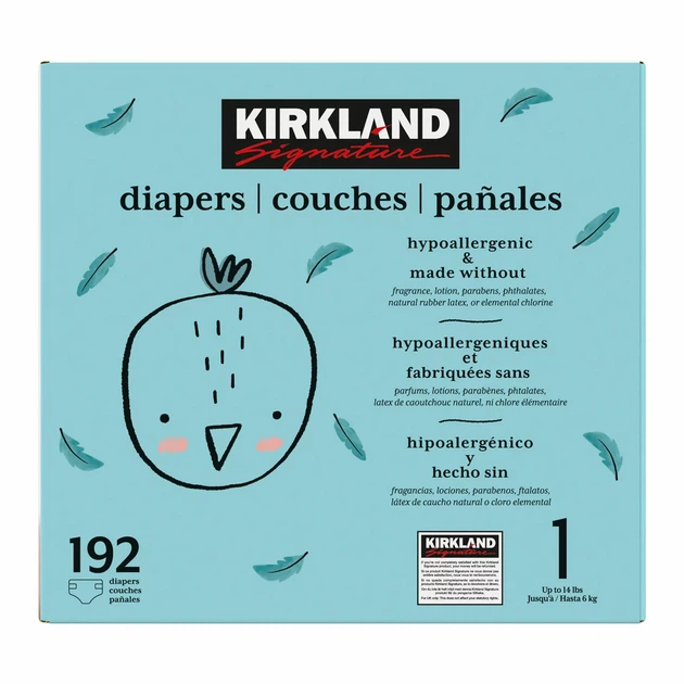 Підгузки Kirkland - 1 розмір (192шт) - изображение 3
