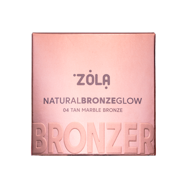 Бронзер ZOLA Natural Bronze Glow 04 Мармурова засмагла бронза Tan Marble Bronze - изображение 3