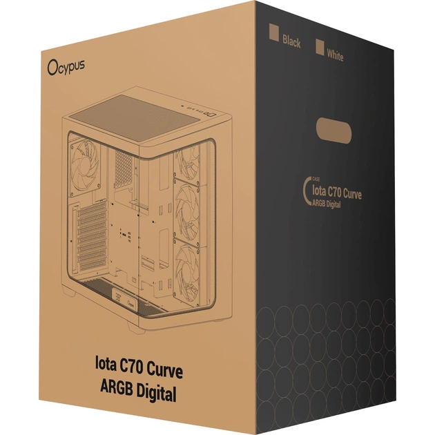Корпус Ocypus Iota C70 Curve ARGB Black (IOTA-C70-BKD400CD-GL) [165768] - изображение 11