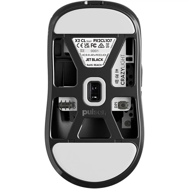 Мышь беспроводная Pulsar X2 CrazyLight Wireless Black (PX2CL107) - изображение 2