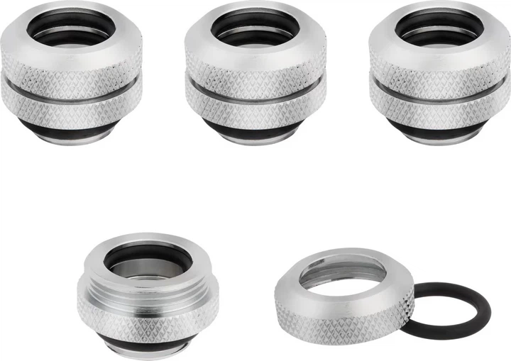 Fitting Corsair Hydro X Series XF Hardline 12mm Chrome Fittings Four Pack (CX-9052000-WW) - Zdjęcie 1 Fitting Corsair Hydro X Series XF Hardline 12mm Chrome Fittings Four Pack (CX-9052000-WW) - obraz 1